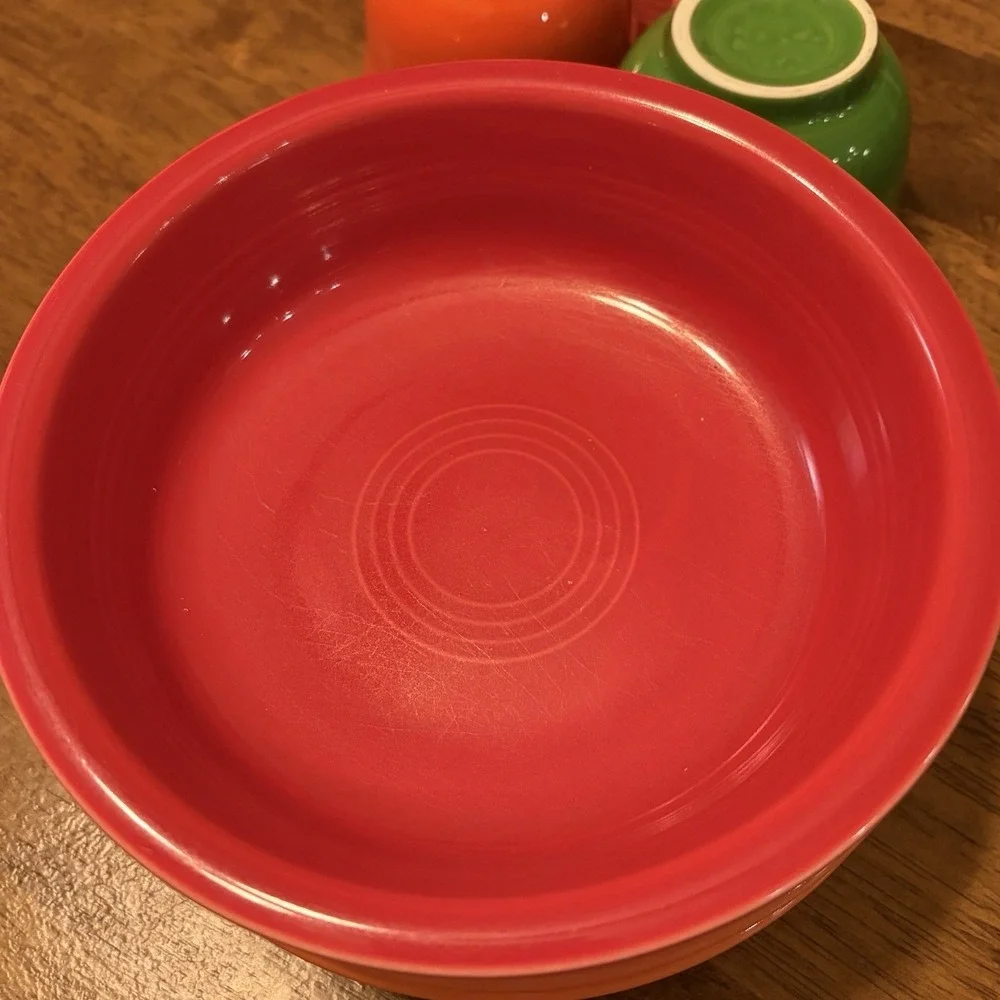 Vintage FIESTA‎  Homer Laughlin Fiestaware 3 Cups And 3 Bowls